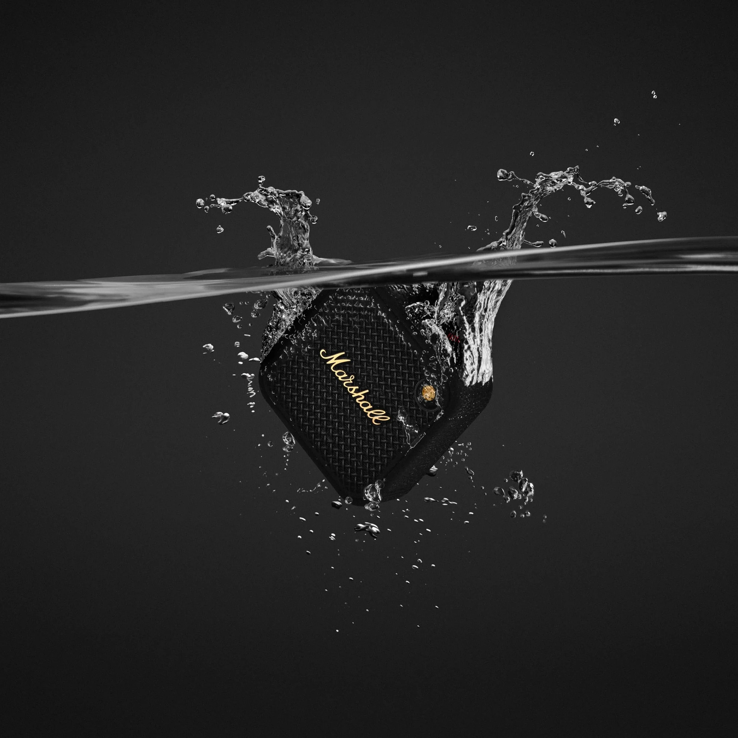 Marshall Willen II Bluetooth sans Fil Haut-parleur IP67 étanche 17 Heures Noir Laiton