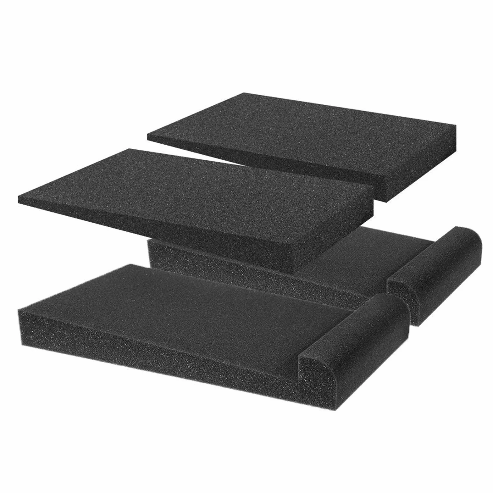 Coussin Isolant Isolation Pad pour Haut-Parleur 2 Paires Réduire Bruit de Fond