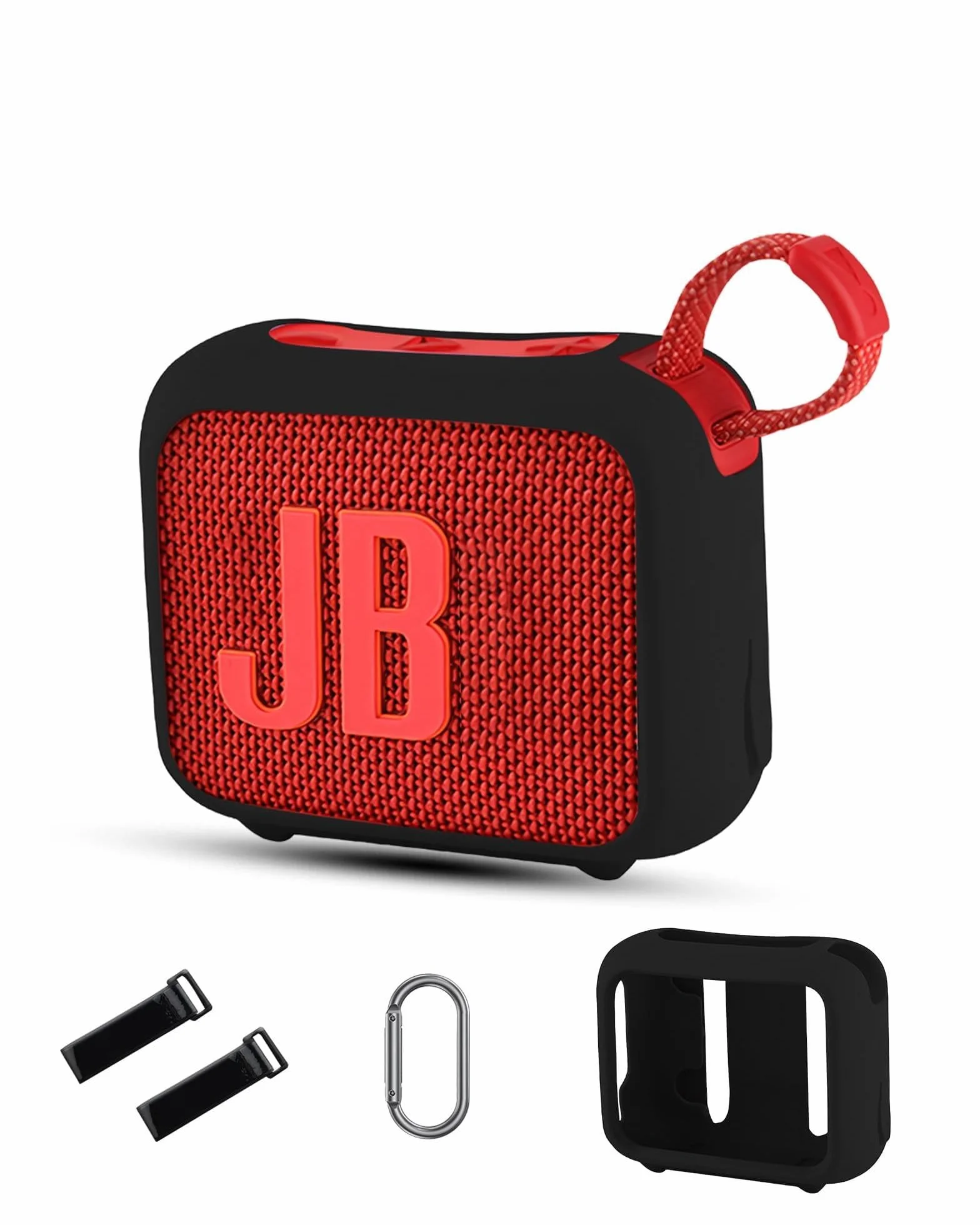 Étui de protection en silicone pour JBL Go4, noir