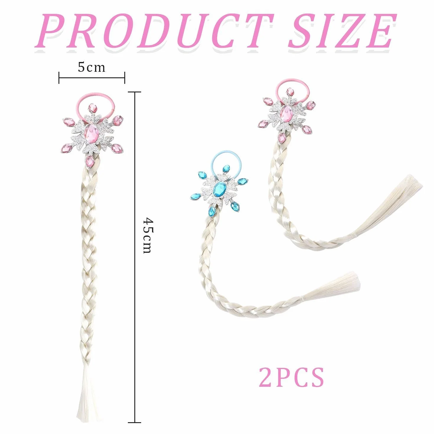 Tresses De Perruque Pour Enfants, Accessoires Cheveux Créatifs, Queues De Cheval Amusantes