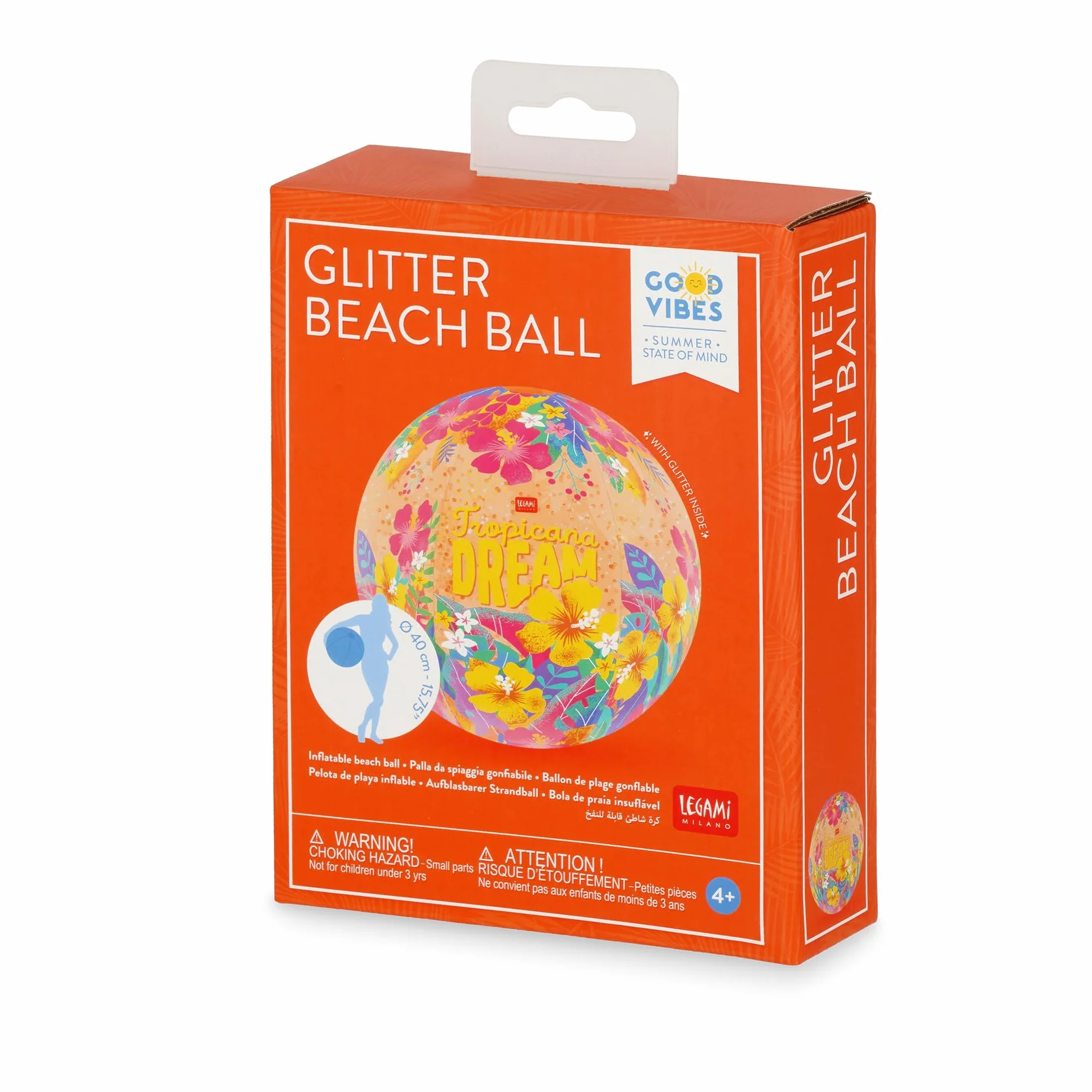 Ballon de Plage Gonflable PVC 40 cm LEGAMI