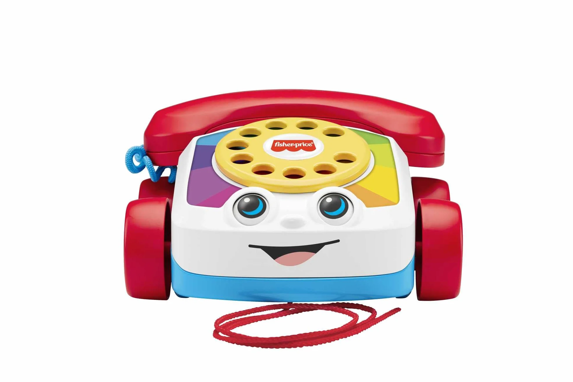 Fisher-Price Mon Téléphone Mobile Jouet bébé, Cadran factice Rotatif, Apprendre Chiffres Couleurs, 12 Mois+, FGW66