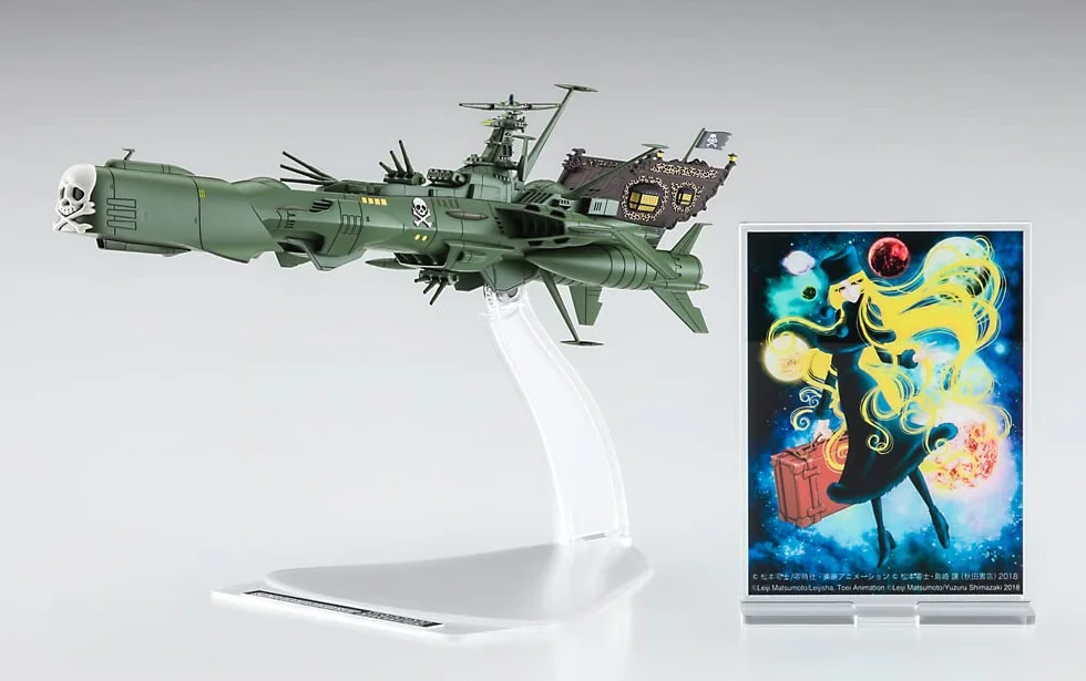 Hasegawa 64802 1/2500 Space Pirate Battleship Arcadia Galaxy Express Anime Kit de modélisme