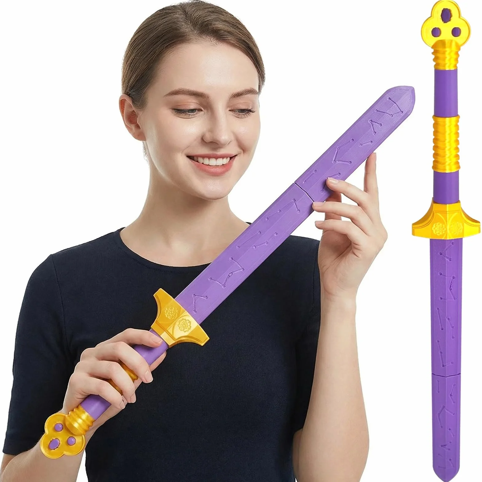 Épée Quatre Tigres Accessoires de Cosplay Anime pour Enfants