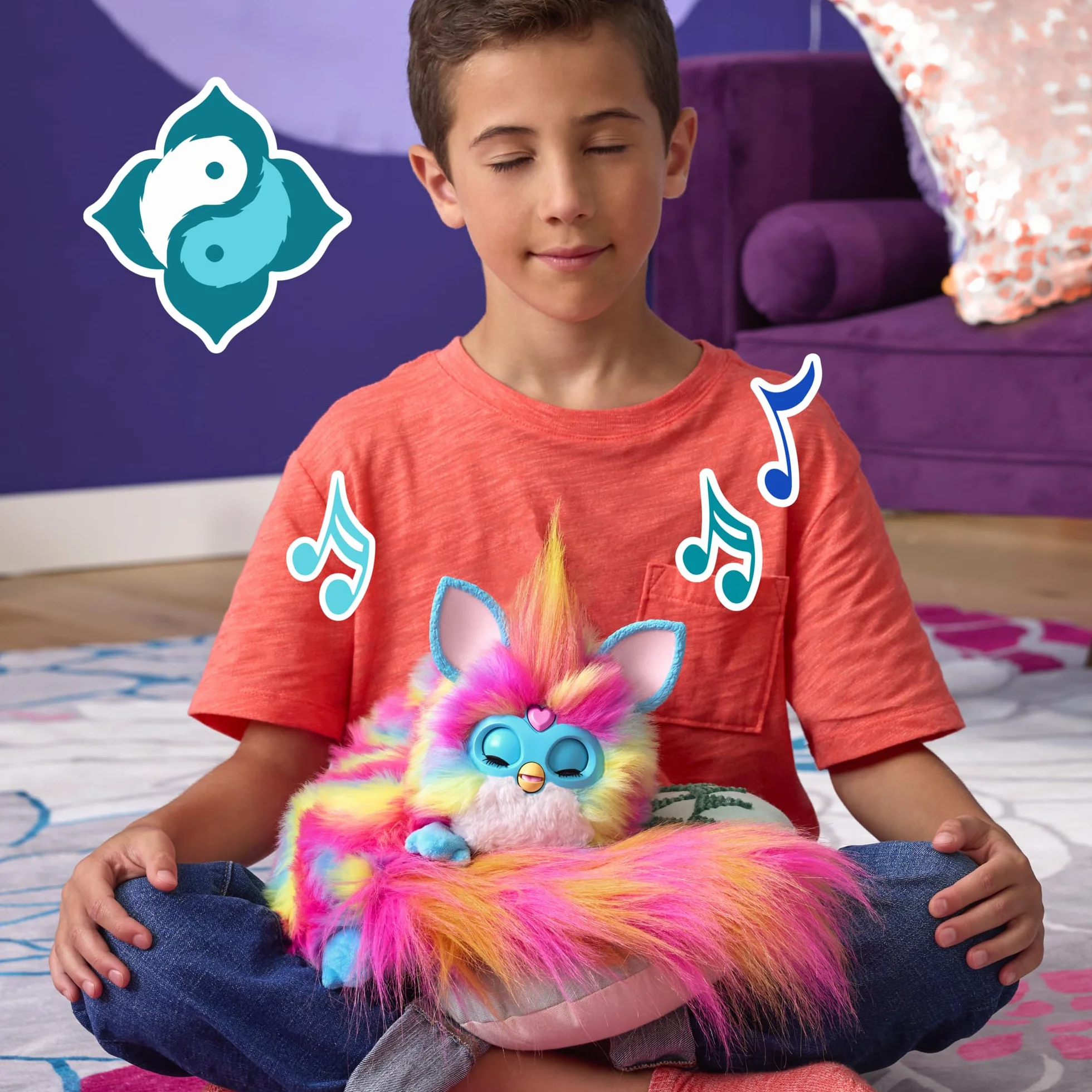 Furby Peluche Interactive Musicale 5 Modes 1000+ Combinaisons Français Furbish Dès 6 Ans