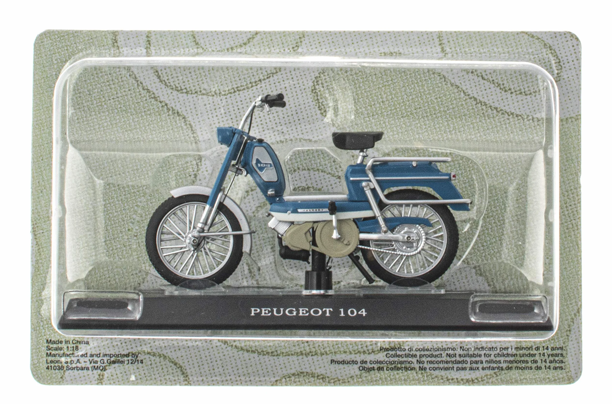 Peugeot 104 Mobylette Collection 1/18 OPO 10
