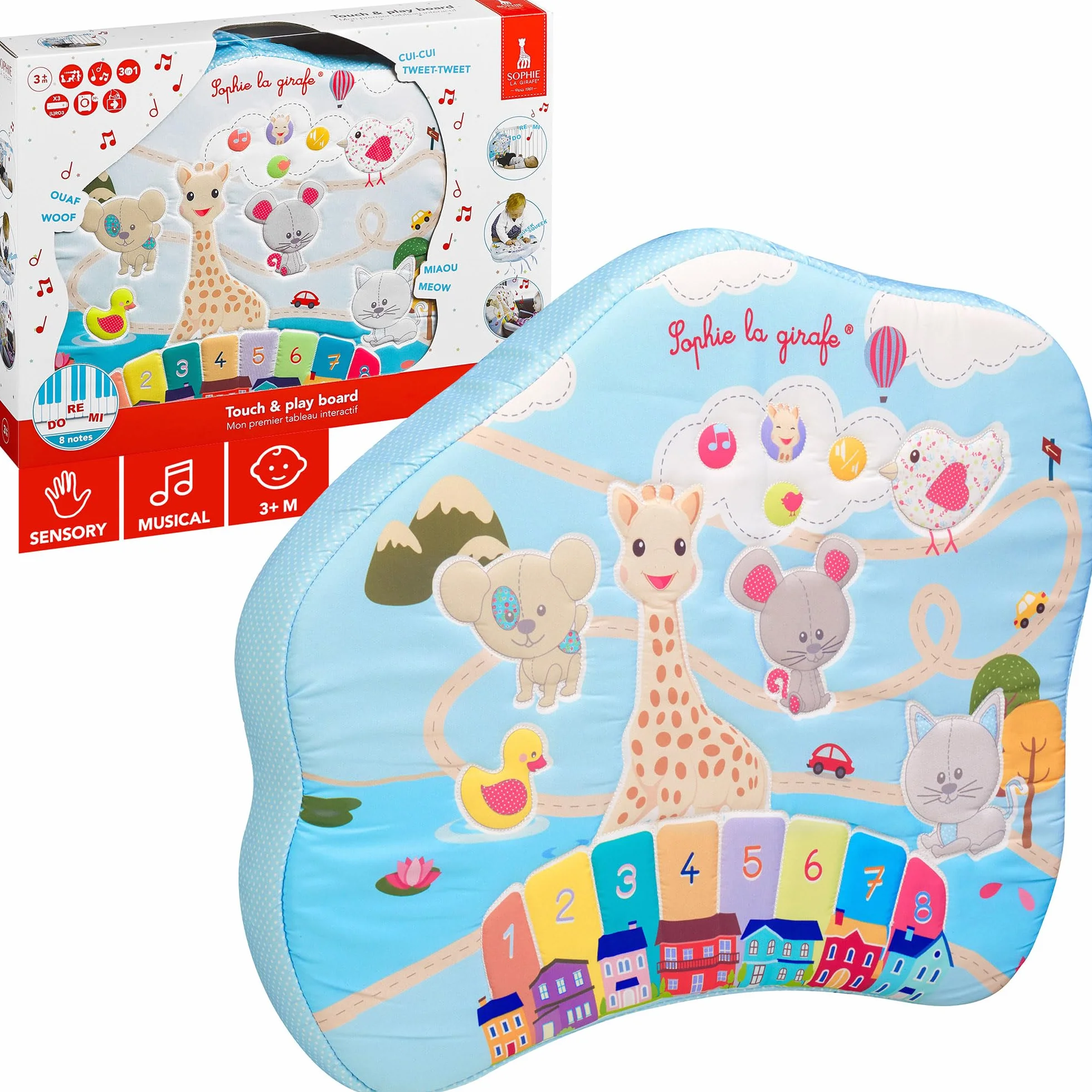 Sophie la Girafe Touch & Play Board Tableau Interactif Dès 3 Mois
