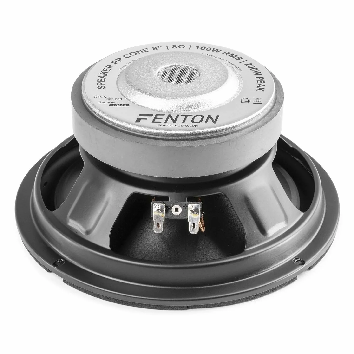 Fenton WPP20 Haut-Parleur de Graves 8 Pouces 20cm 200W 8 Ohms Caoutchouc Bobine Résistante à la Chaleur Enceinte HiFi