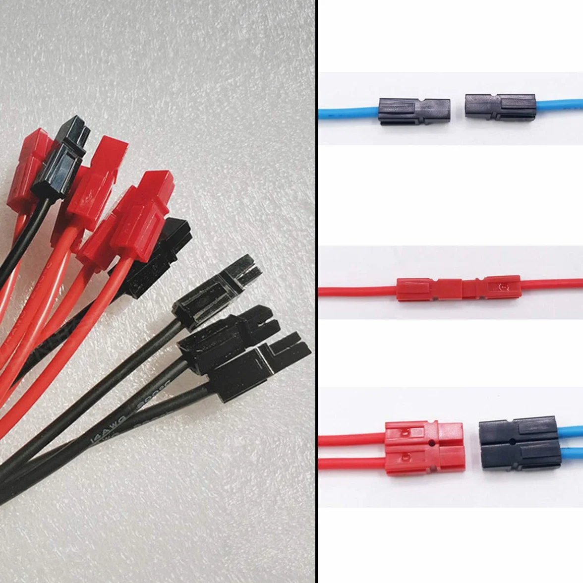 CESFONJER 12 Paires 15 Amp Contacts en cuivre pour Anderson Powerpole Quick Disconnect Bornes Connecteurs