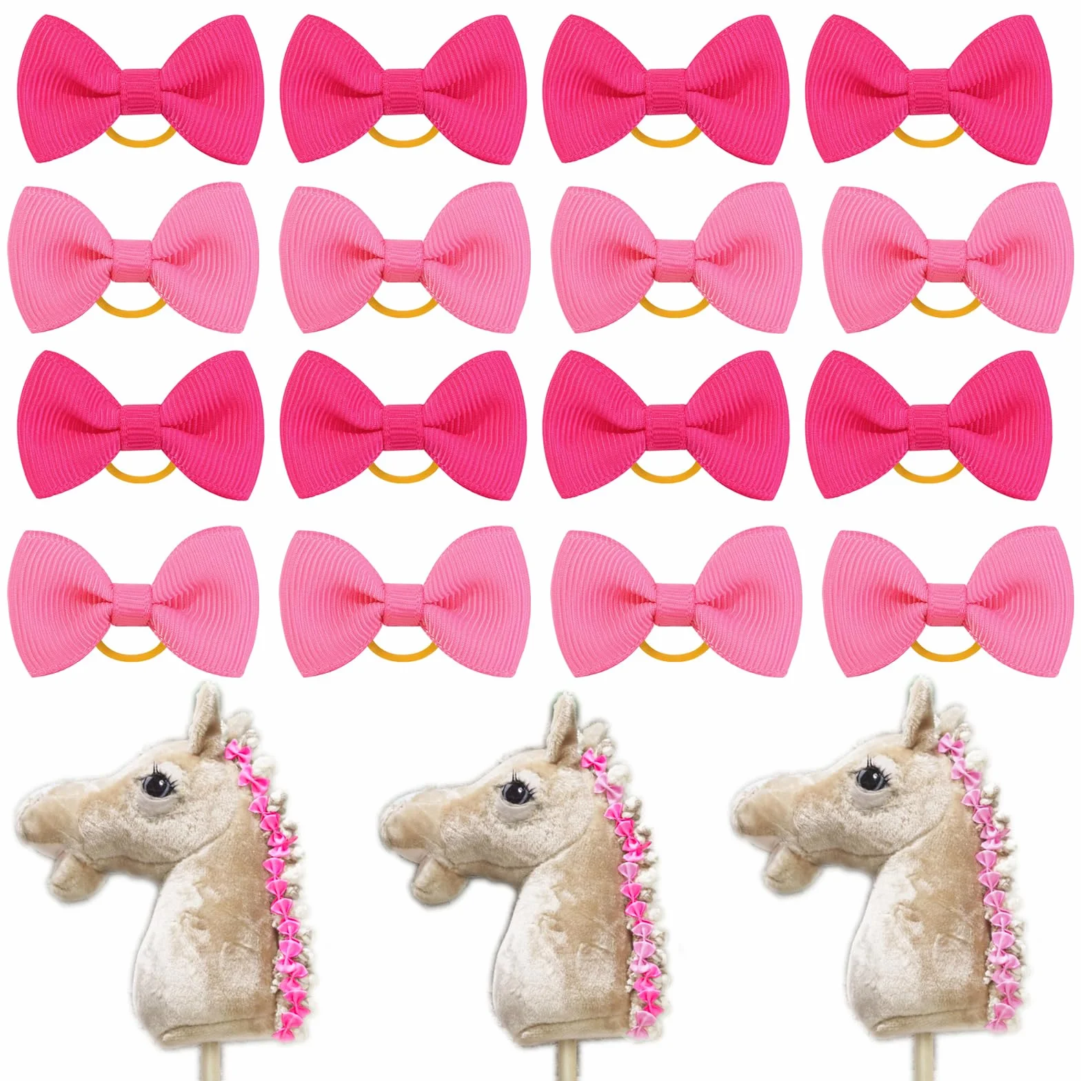 Hobby Horse Lot de 16 nœuds avec élastiques pour chiens chats chiots