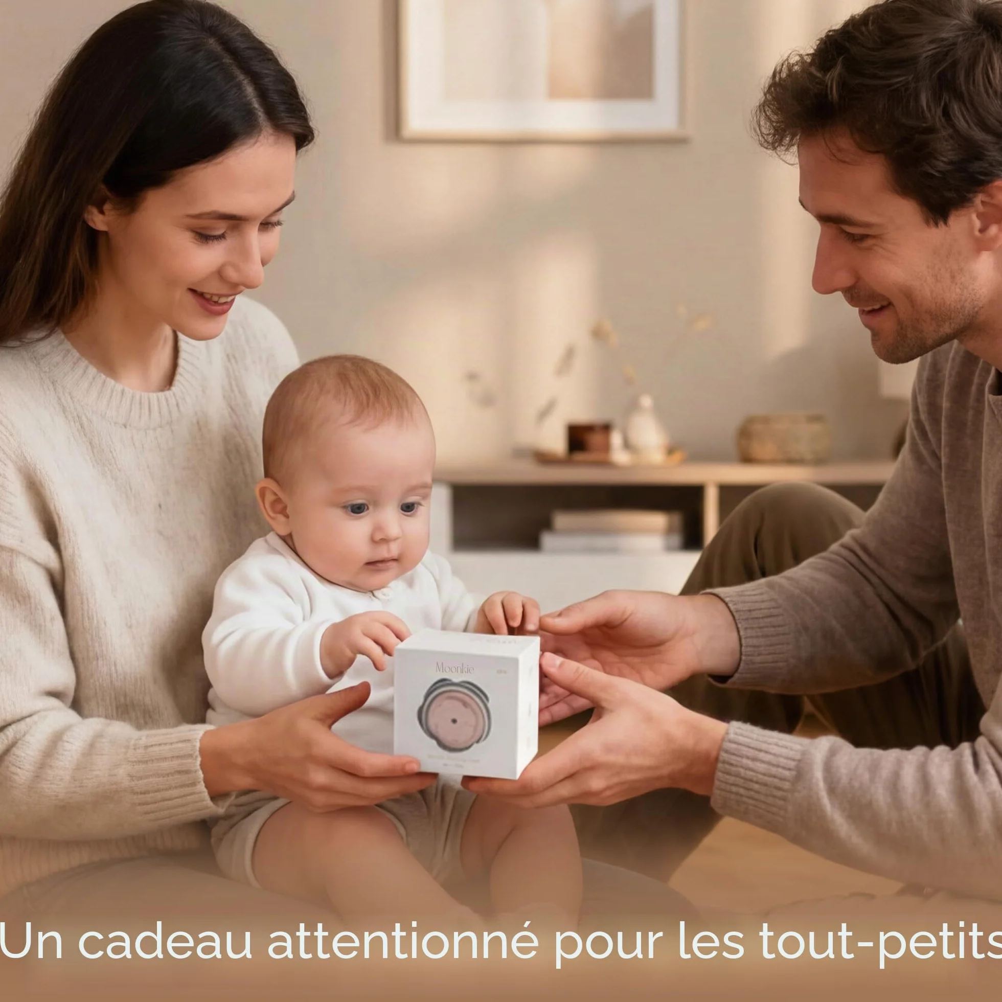 Moonkie Gobelet empilable en silicone bébé jouet éducatif dentaire