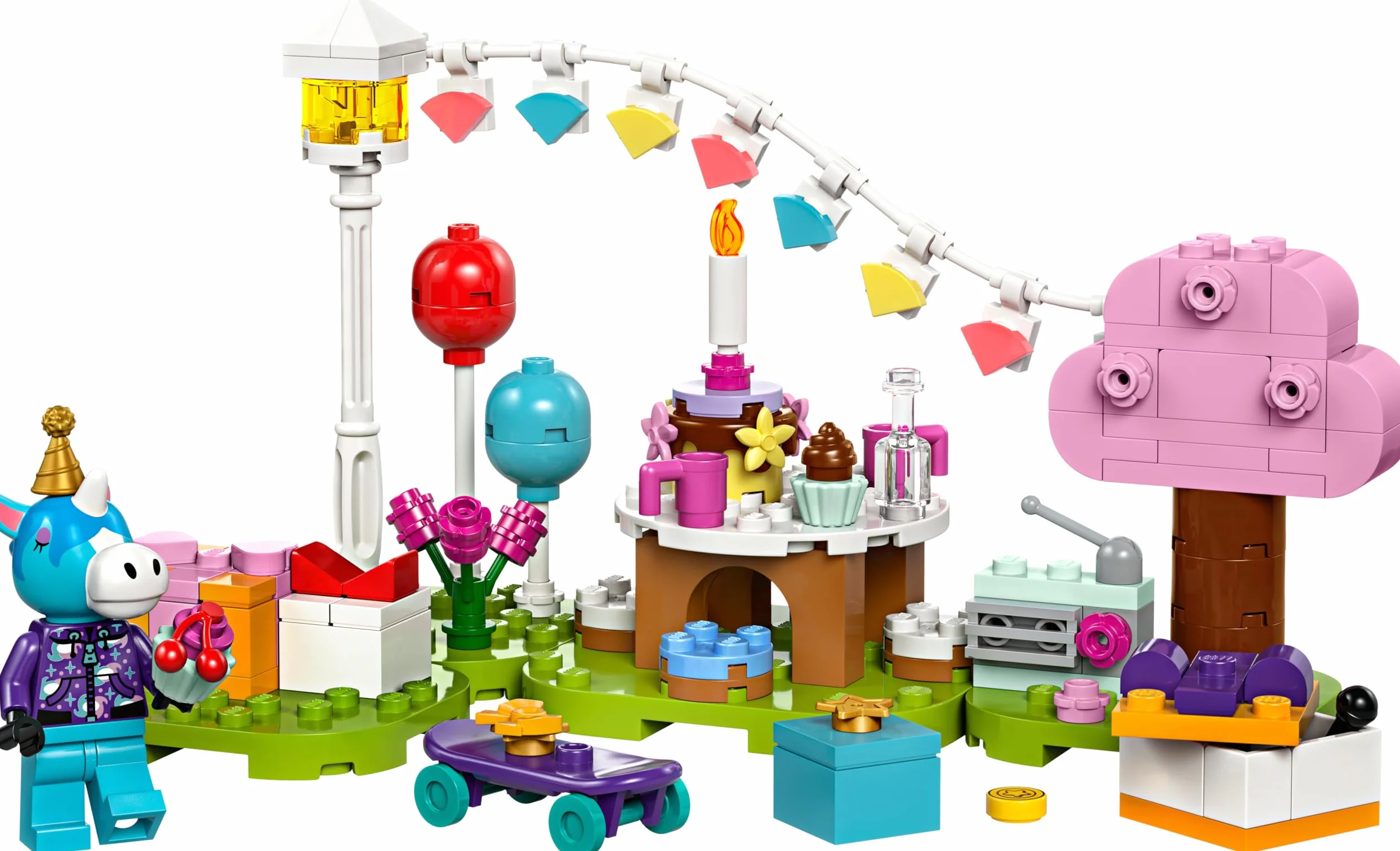 LEGO Animal Crossing Goûter d’Anniversaire de Lico 77046 Jouet de Construction Créatif pour Enfants Dès 6 Ans