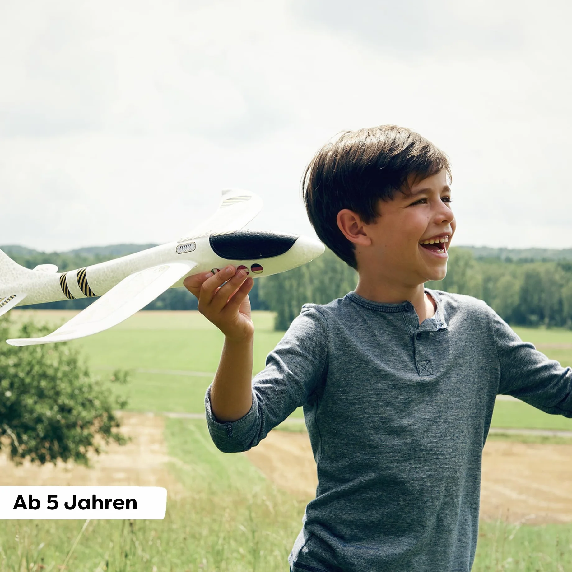HABA Terra Kids-Planeur en styromousse Avion à Assembler pour Enfant 5 Ans et Plus