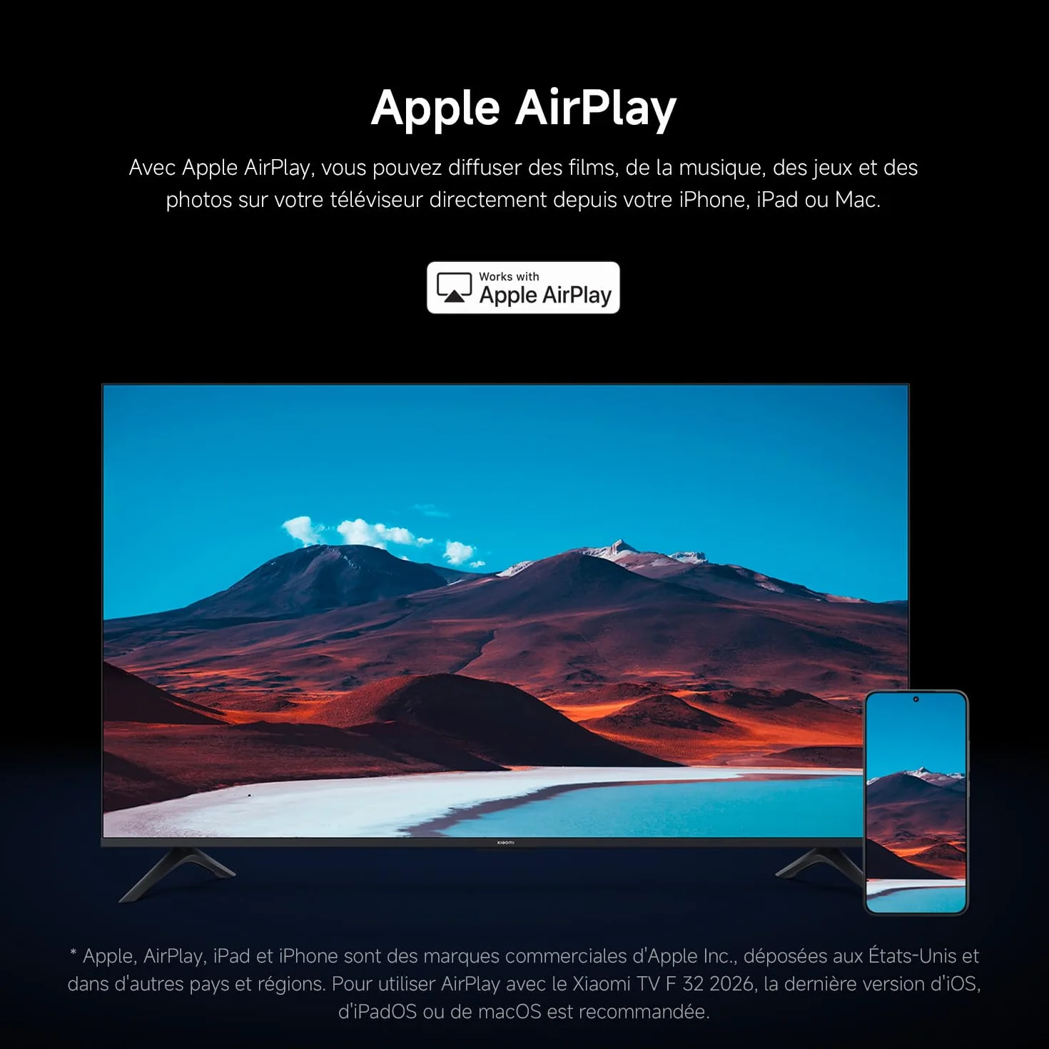 Xiaomi 32 inch Smart HD TV with Alexa, Dolby Audio, DTS Virtual:X, AirPlay