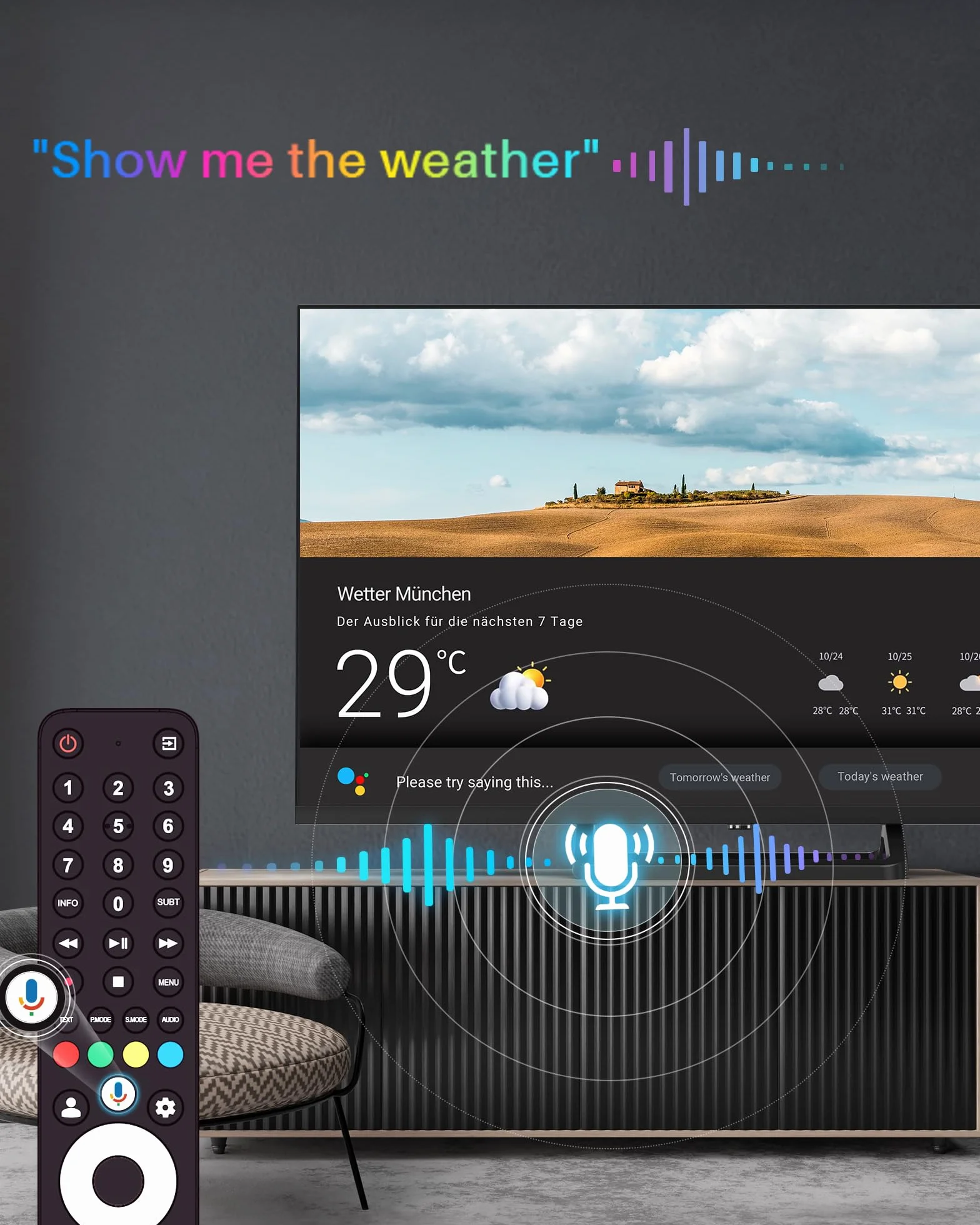 TuTu TUG32HQ1C Smart TV 32 Pouces (80 cm) Google TV WiFi Bluetooth Triple Tuner DVB-C/S2/T2
