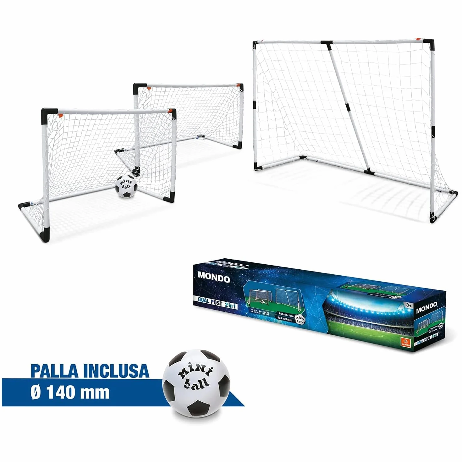 Mondo But de football 2 en 1 Jeux de Plein Air et Sport