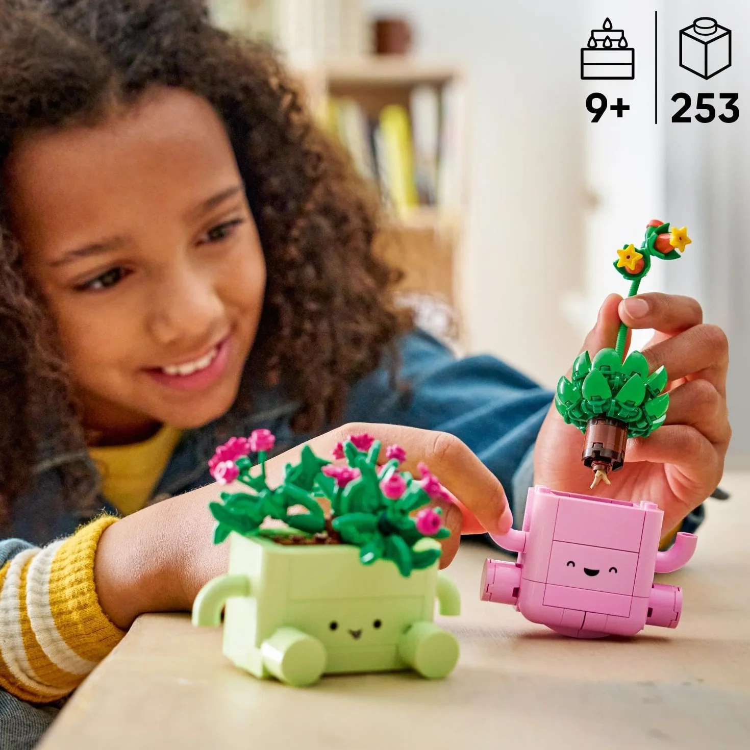 LEGO Botanicals Petites Plantes Dansantes 11506 Set Fleurs Artificielles 2 Plantes 2 Pots Pastel Décoration Chambre Cadeau DIY 9 Ans Adulte