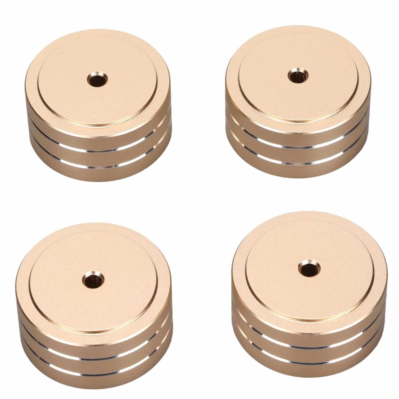 Pieds d'isolation de Haut-parleur en Aluminium 40 x 20 mm, Antidérapant pour Amplificateur DAC