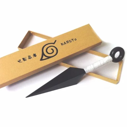 Naruto Shinobi Ninja Kunai 28cm PVC Cosplay Replika Blau