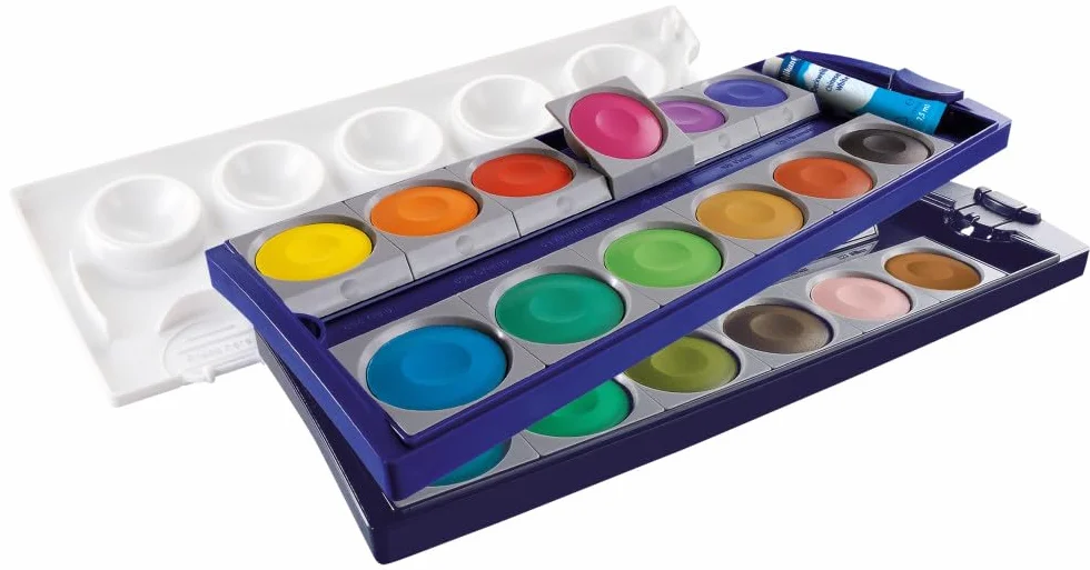 Pelikan 720631 Boîte de Peintures 24 Couleurs