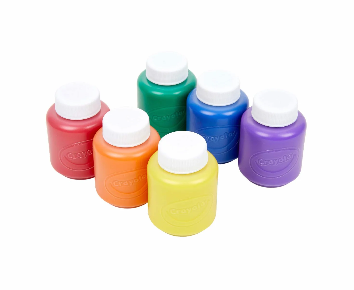 CRAYOLA Gouaches Lavables Enfants 6 Couleurs Classiques