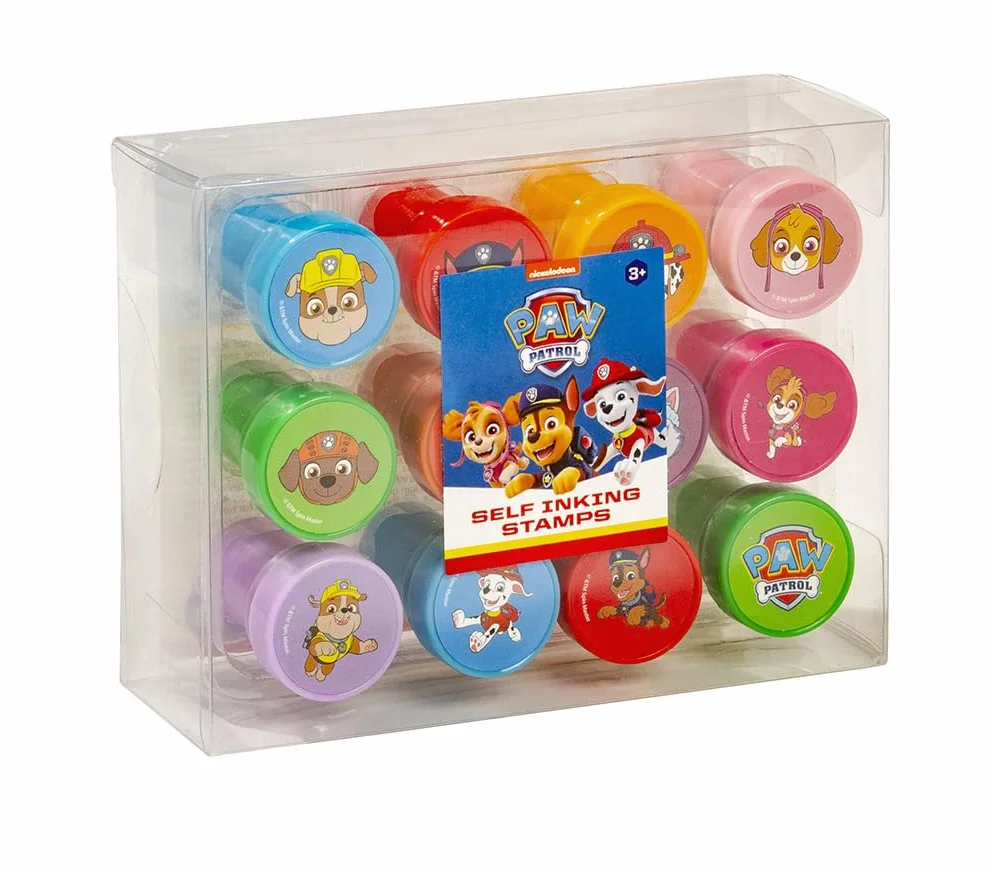 Paw Patrol Set de tampons auto-encreurs Chase Marshall Skye Rubble Zuma Cadeau enfants
