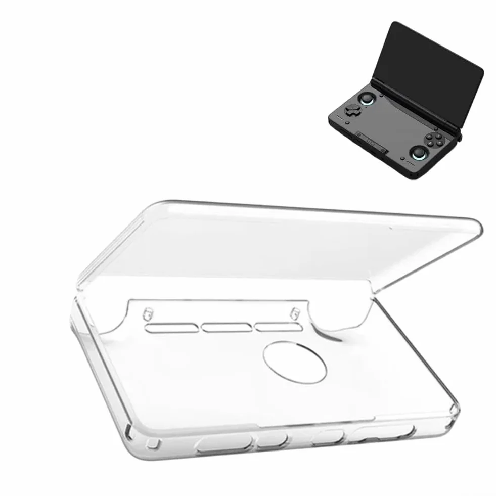 Coque de protection transparente en TPU pour AYN-THOR Dual Screen Flip Game Console