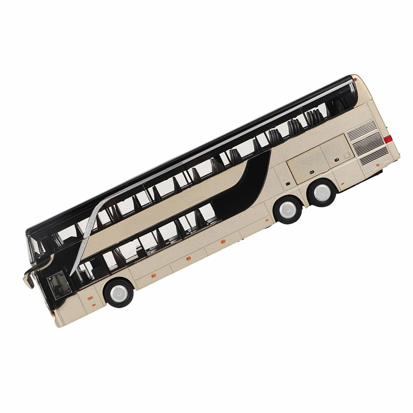 Bus électrique à Deux étages en Alliage LED Musique Lumière Jouet Cadeau Enfants Résistant aux Chutes