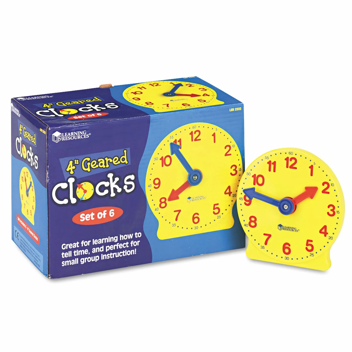 Learning Resources Mini horloges mécaniques 10 cm