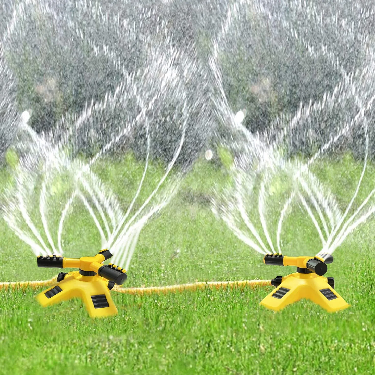 Arroseur d'eau de jardin en forme X pour enfants extérieur