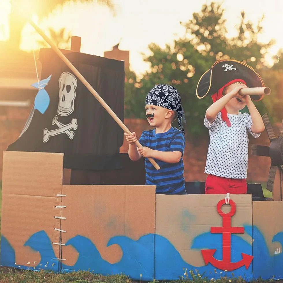 Bandana de Pirate Costume Accessoires Set pour Enfants Halloween Fête Thème Pirate