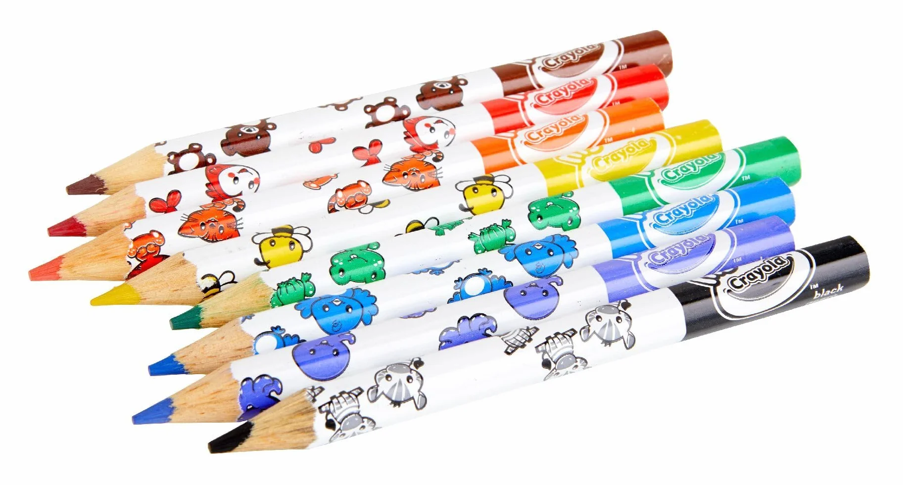 CRAYOLA 8 Maxi Crayons de Couleur Loisir créatif Mini Kids Jeu de Dessin et coloriage