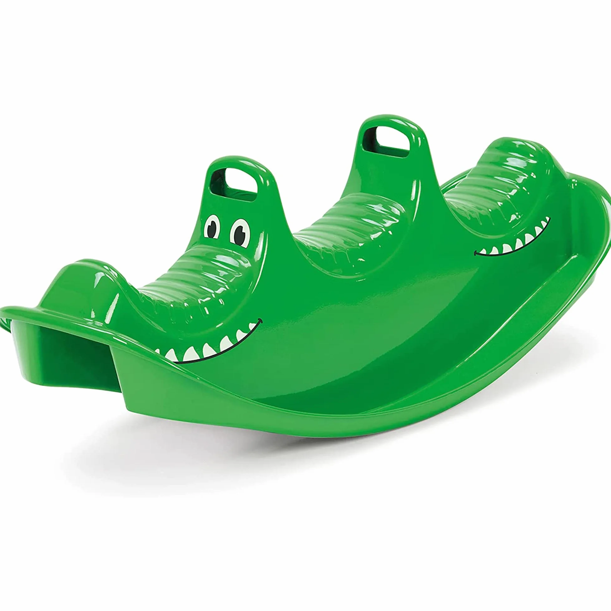 Dantoy Bascule Rocking Horse 3 Places Vert pour Enfants 1.5-5 Ans
