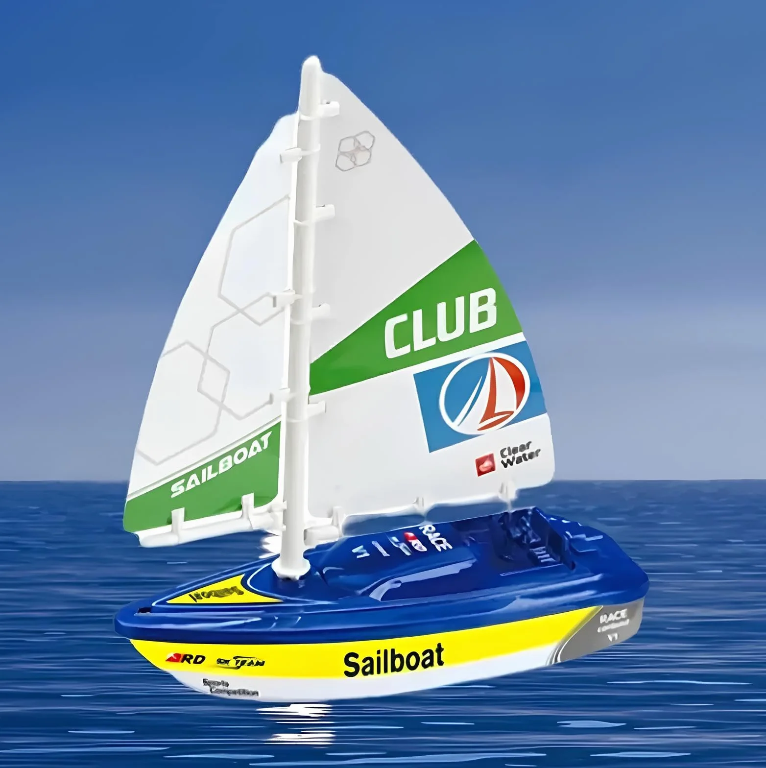 Bateau à voile Jouet à Batterie à Moteur Électrique pour Enfants