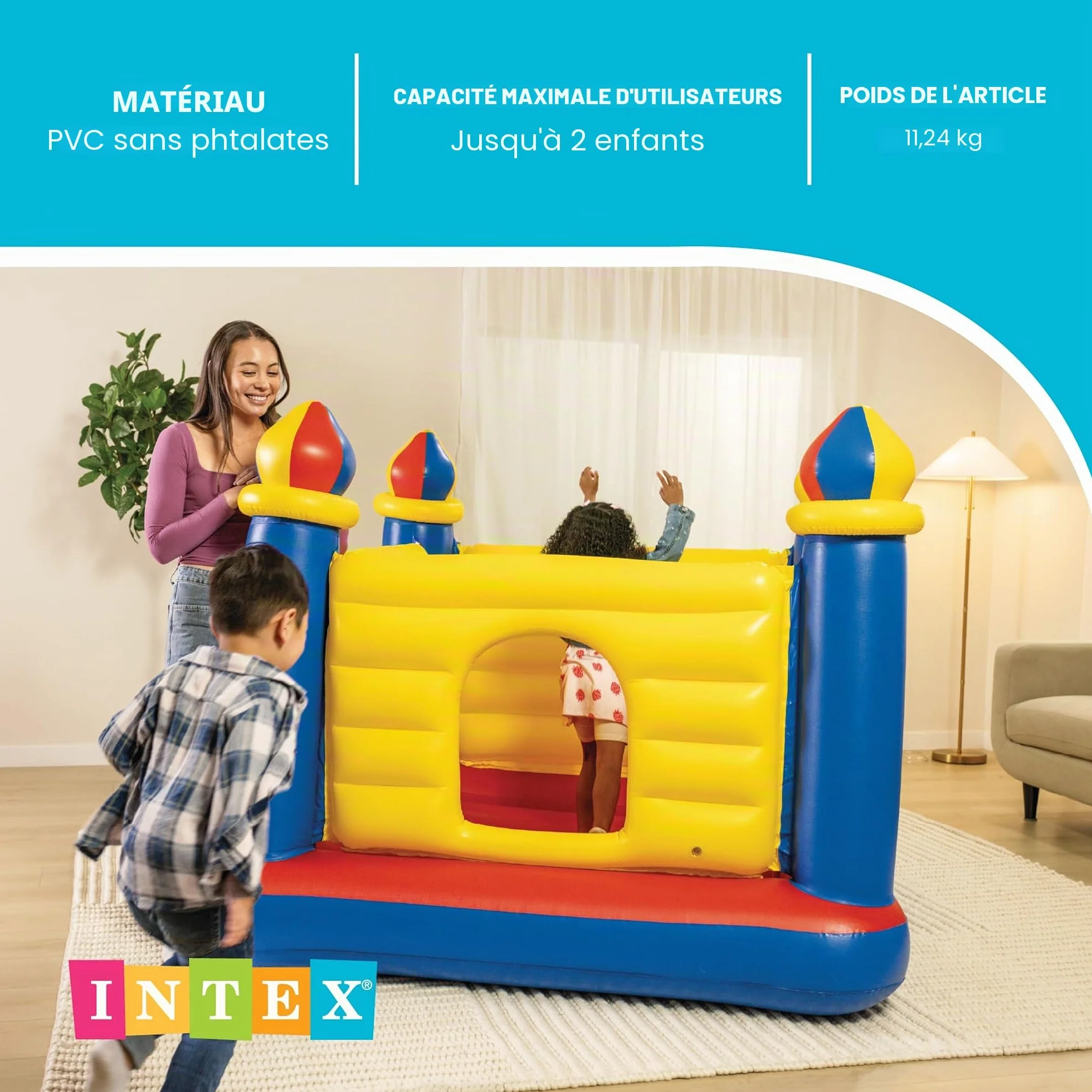 Intex Chateau gonflable Jump-O-Lene 48259 Sans Phtalates