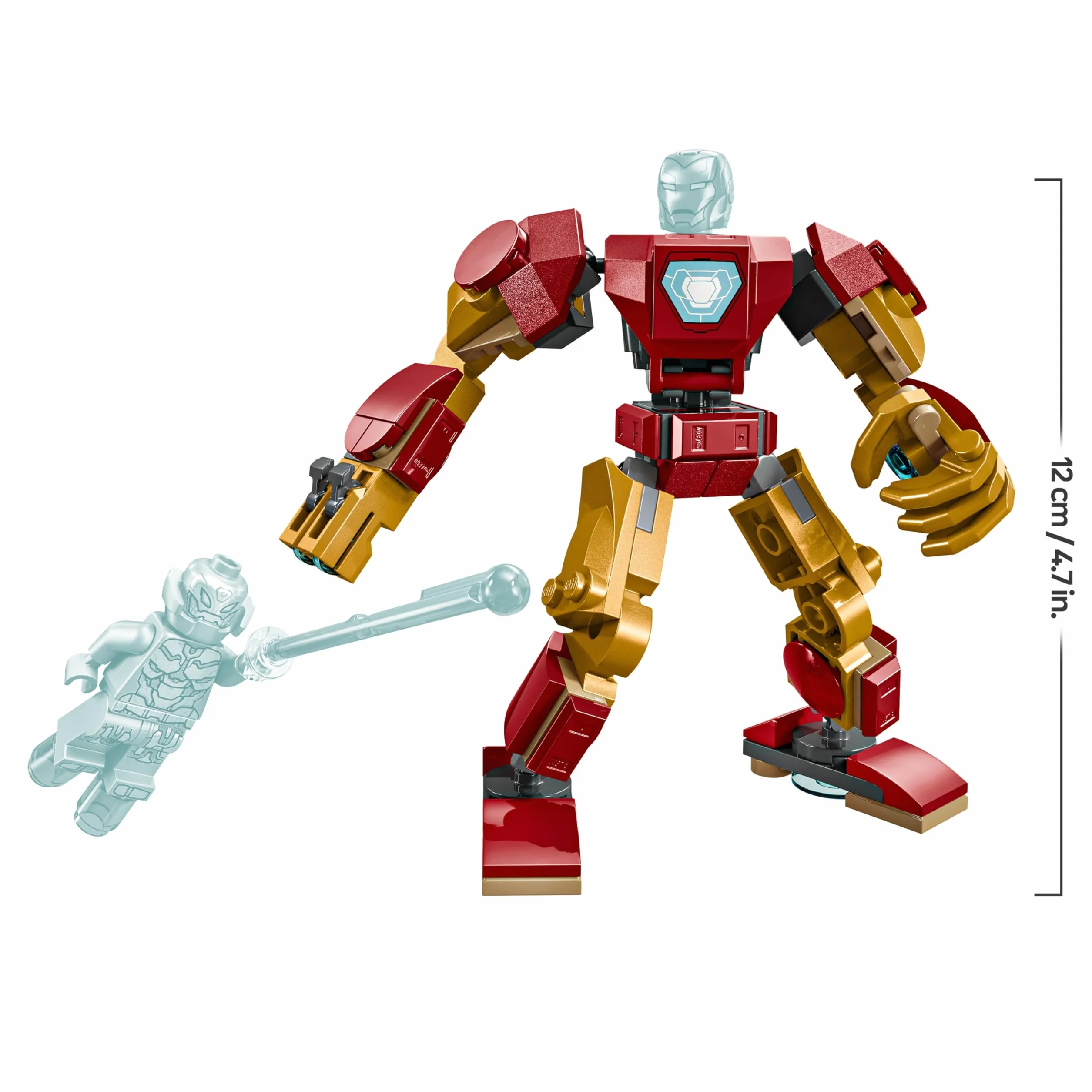 LEGO Marvel Le Robot d’Iron Man Contre Ultron Jouet de Construction 76307