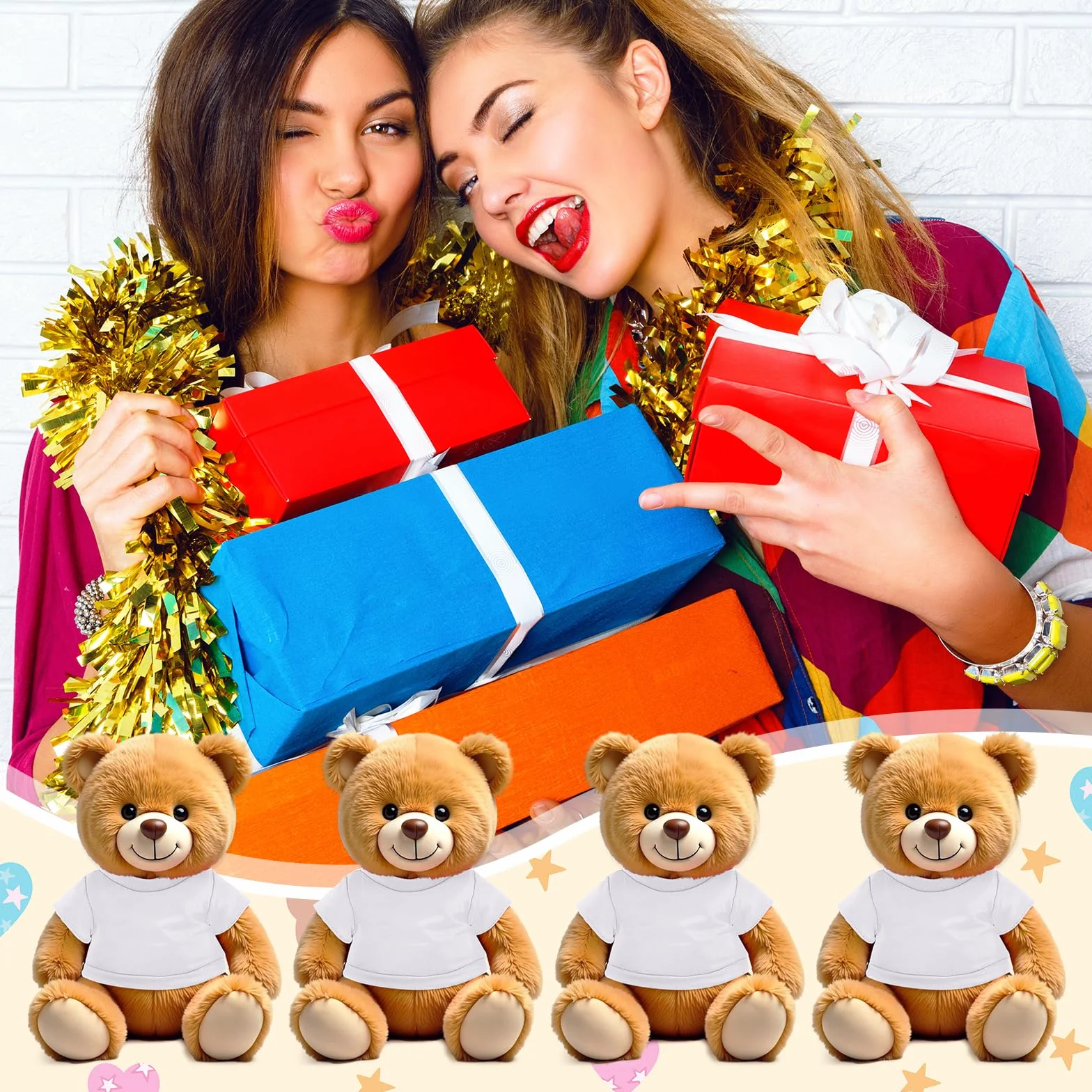 Build a Bear Vêtements Ours Peluche 4 Pièces 12-16 Pouces