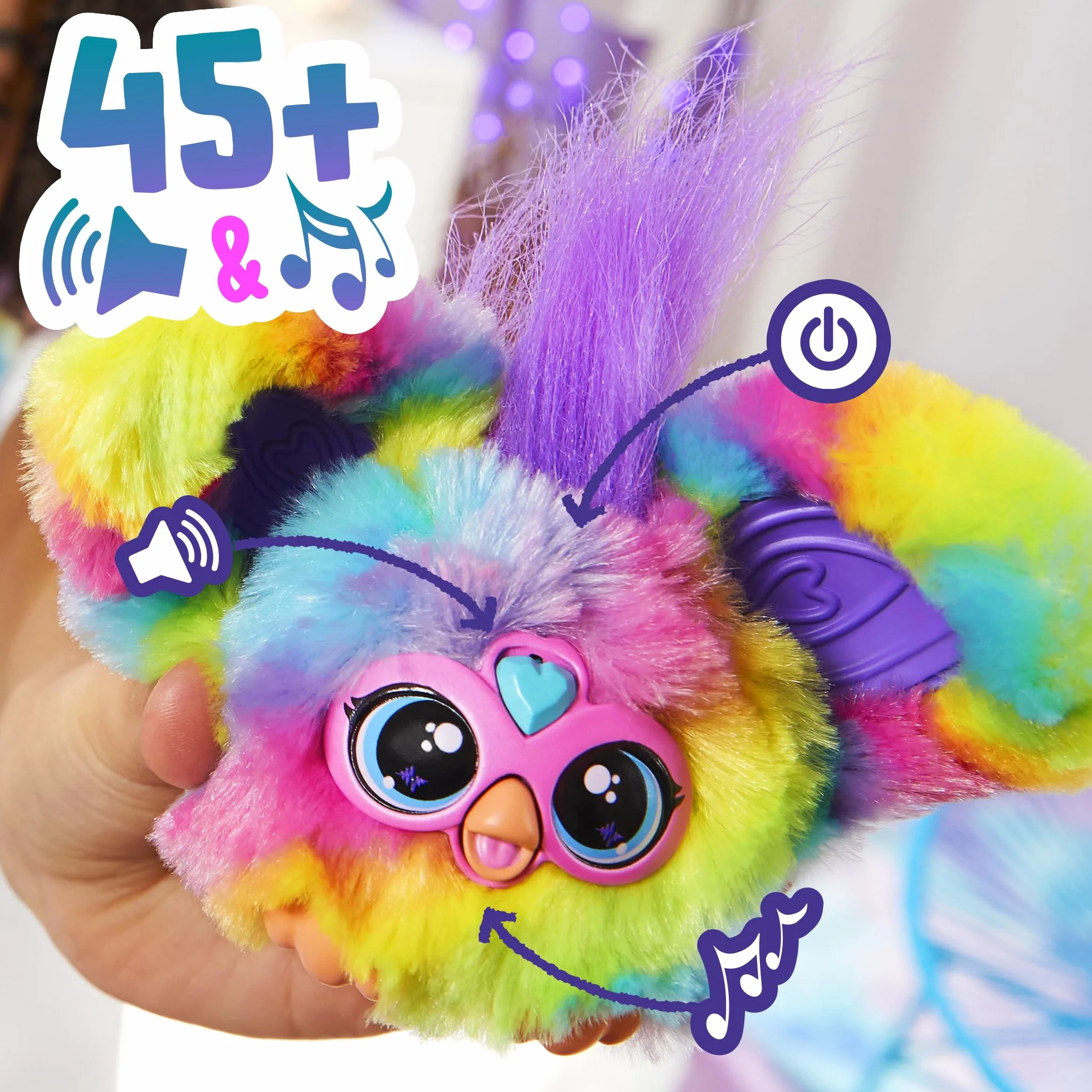 Furby Furblets Ray-Vee Mini Peluche électronique