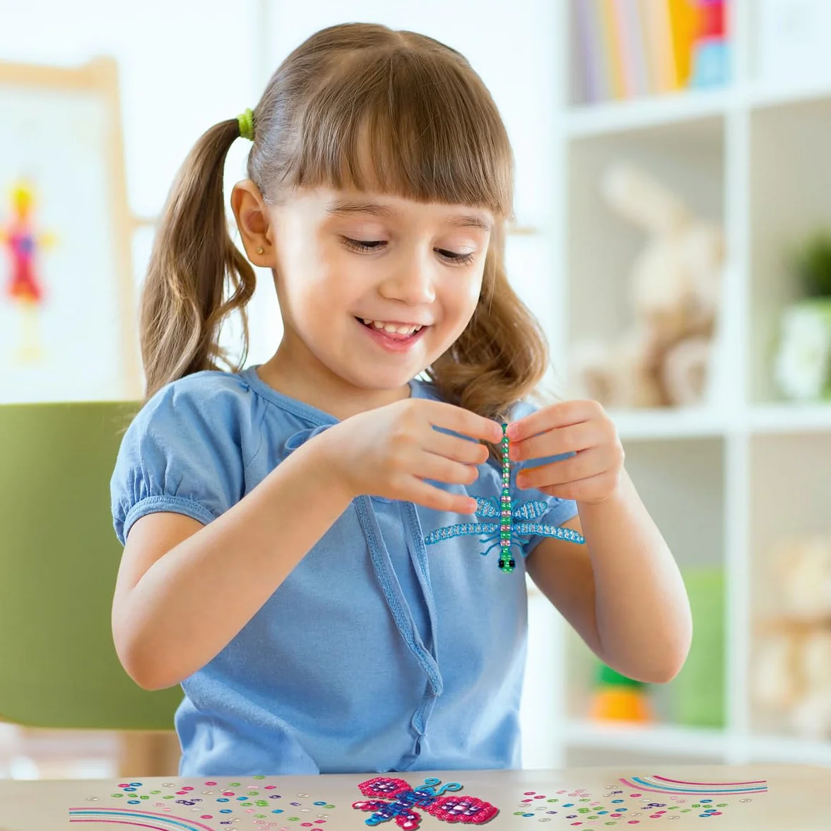 Ravensburger Be Creative Kit Création Animaux en Perles 3D – 900 Perles, 8 Réalisations, Dès 6 Ans