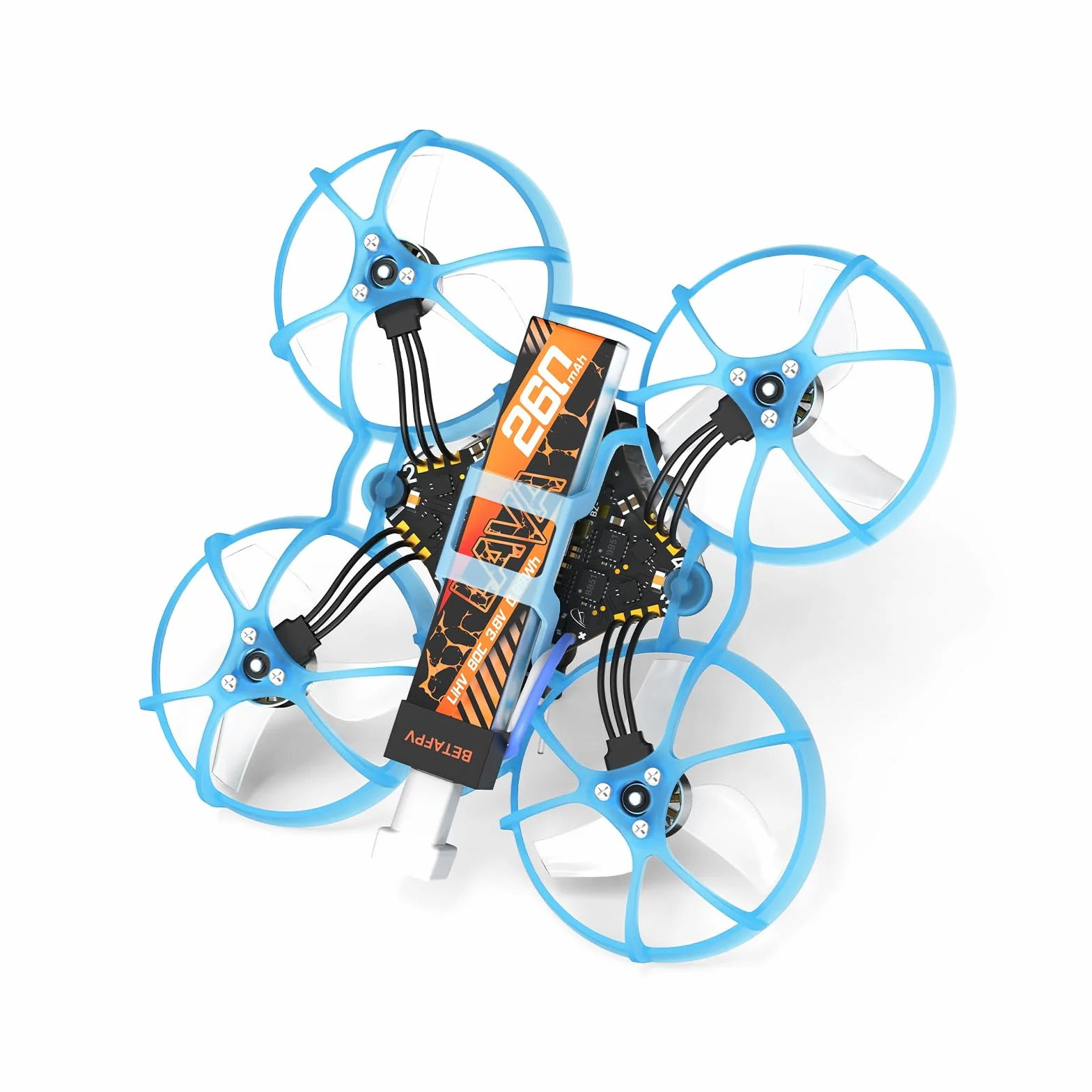 BETAFPV Air65 Brushless Whoop Quadcopter, 1S Ultralight 65mm Micro RC Drone with G473 5IN1 Air Brushless FC, C03 FPV Camera, 0702SE Ⅱ 27000KV Motors, Serial ELRS Receiver for Indoor Outdoor FPV Racing