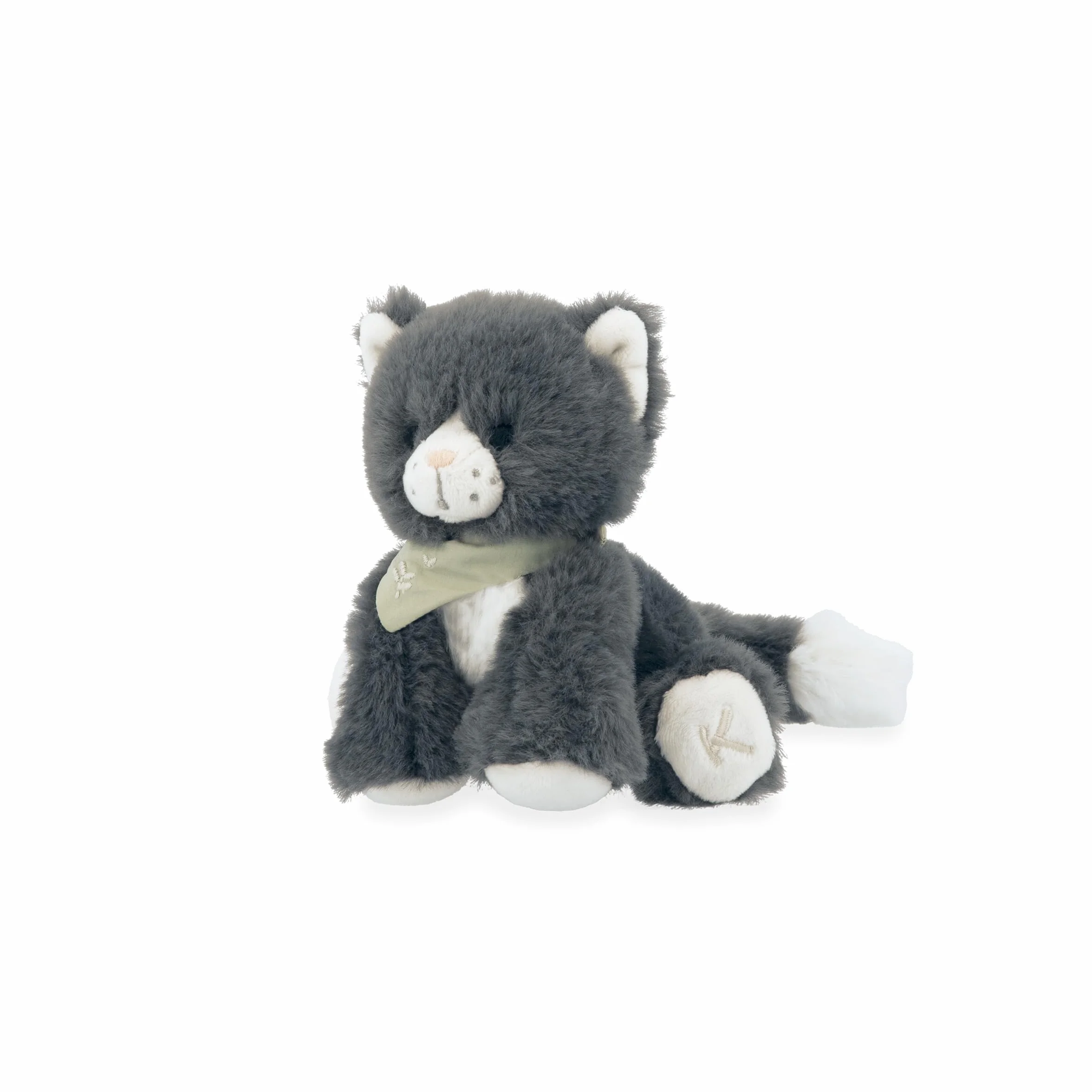 KALOO Les Amis Peluche Bébé Chamallow Le Chat 13 cm Boîte Cadeau