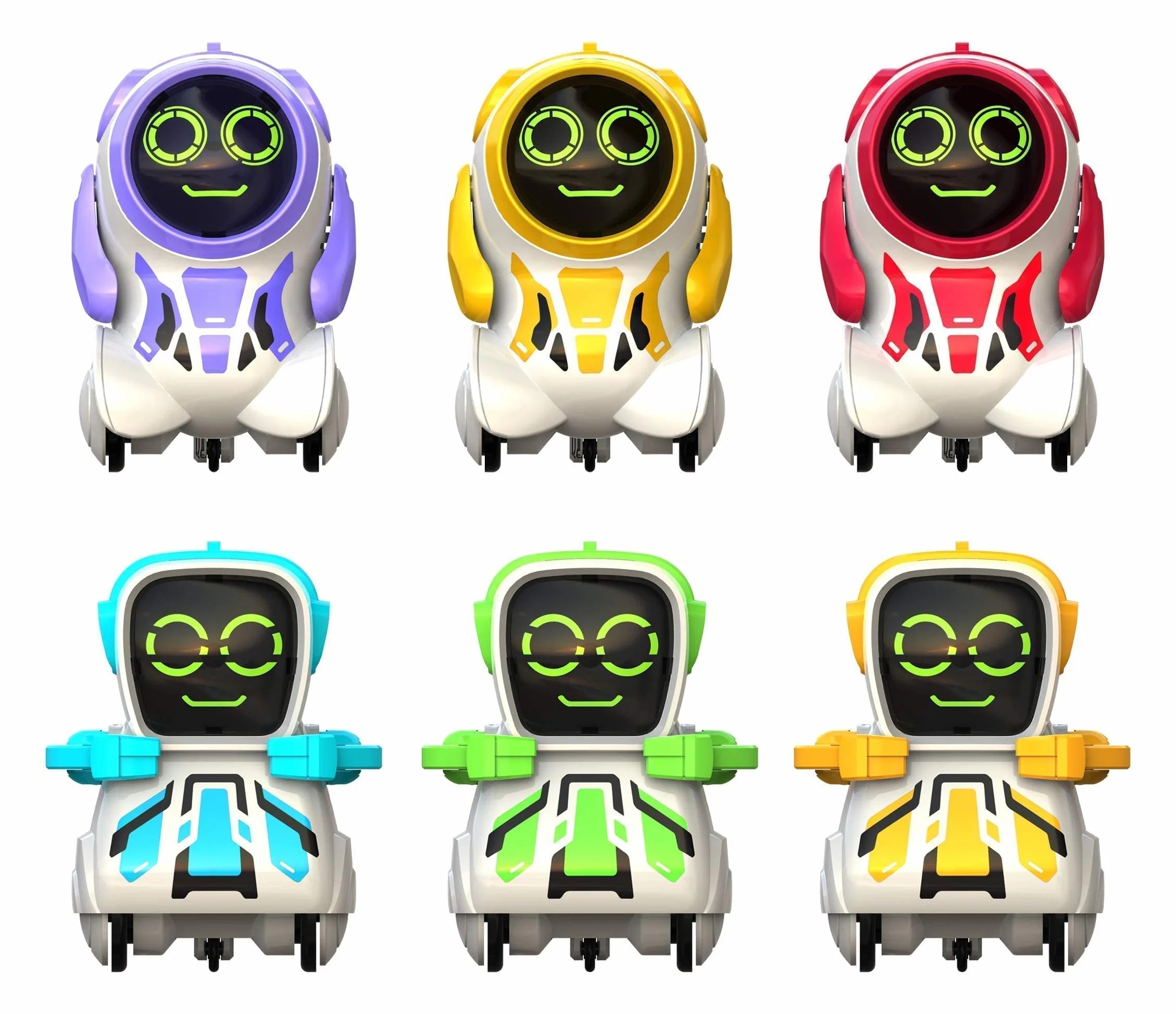 Silverlit Ycoo Pokibot 8 cm Mini Robot Interactif Enregistrement Messages