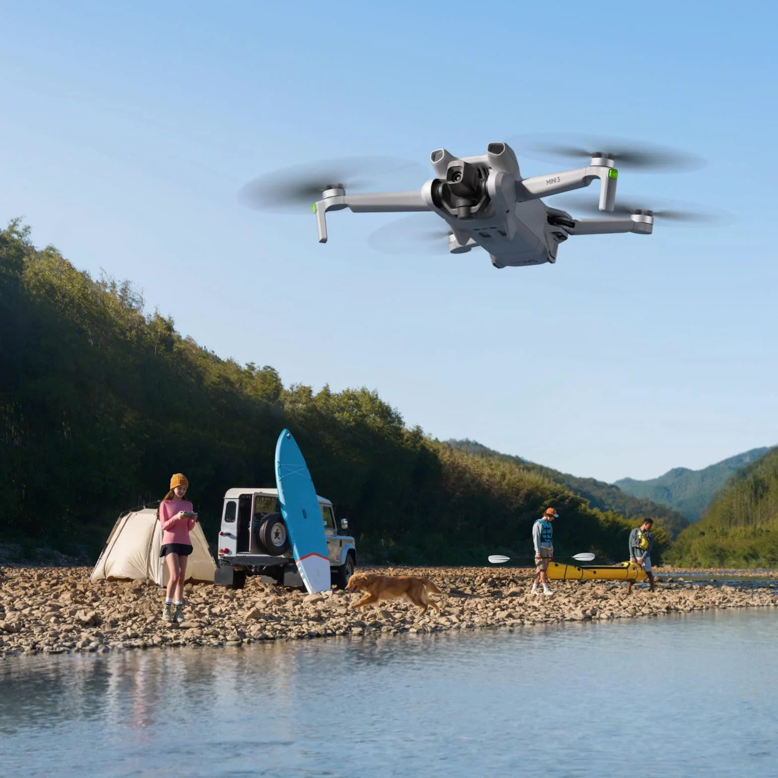 DJI Mini 3 Fly More Bundle (DJI RC) – Mini Drone 4K HDR, 3-Axis Gimbal, 114 Min Flight Time, 10 km Video Transmission