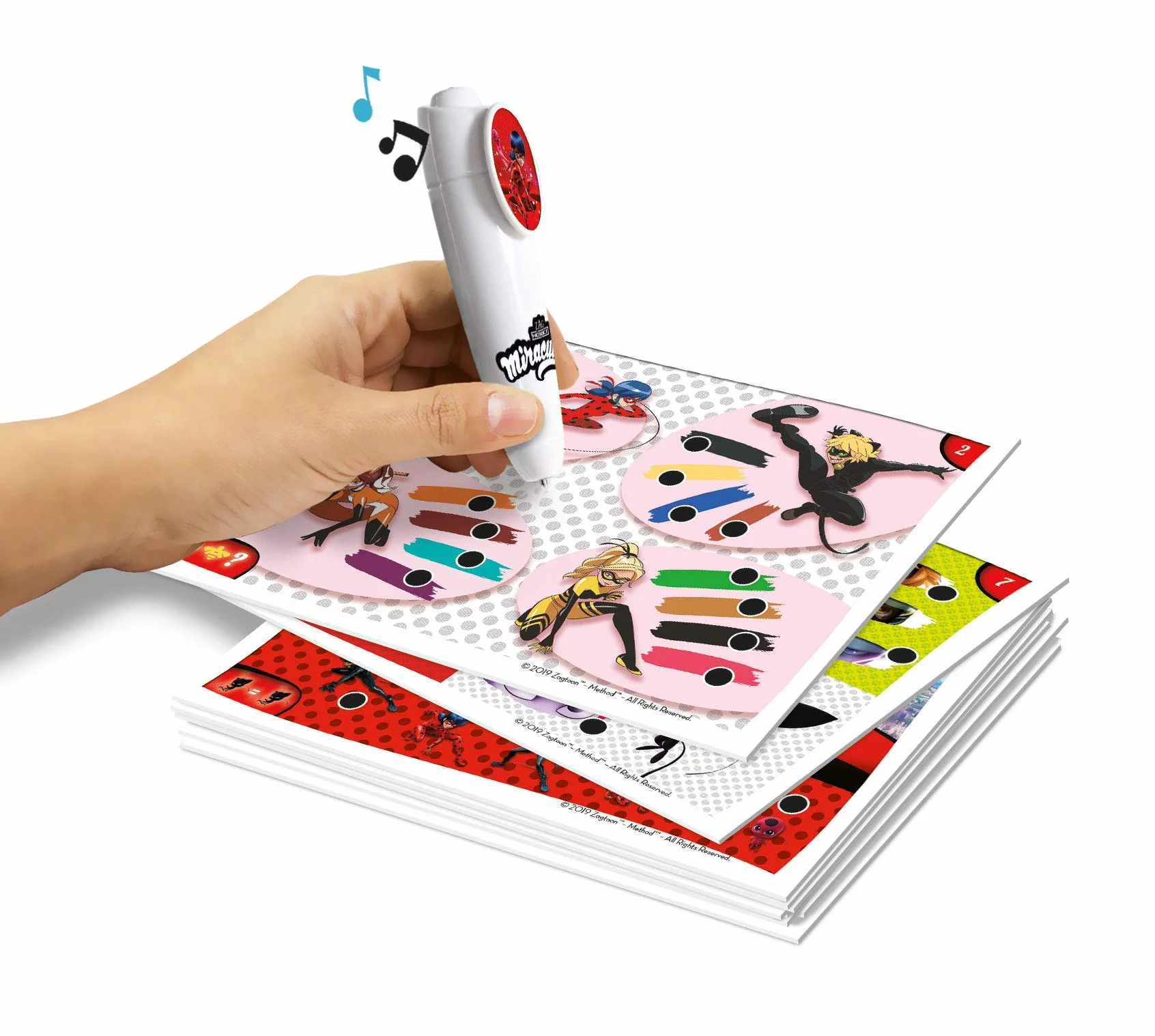 Clementoni Quizzy Miraculous Jeu Educatif Enfants 3-6 Ans Stylo Interactif 24 Activités 200 Quiz
