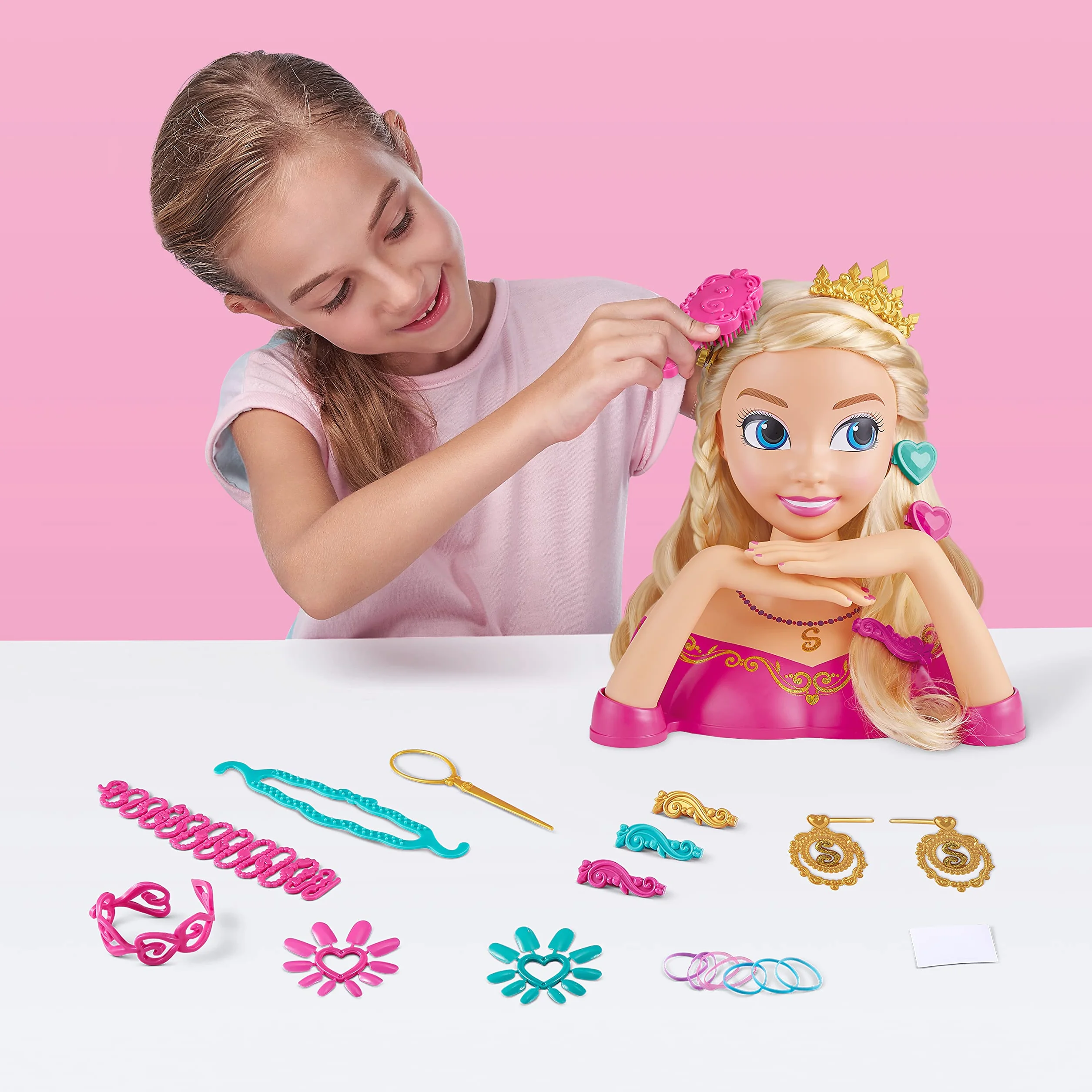 ZURU Sparkle Girlz Tête à coiffer Nail Art coiffage pour Ongles 3 ans et plus