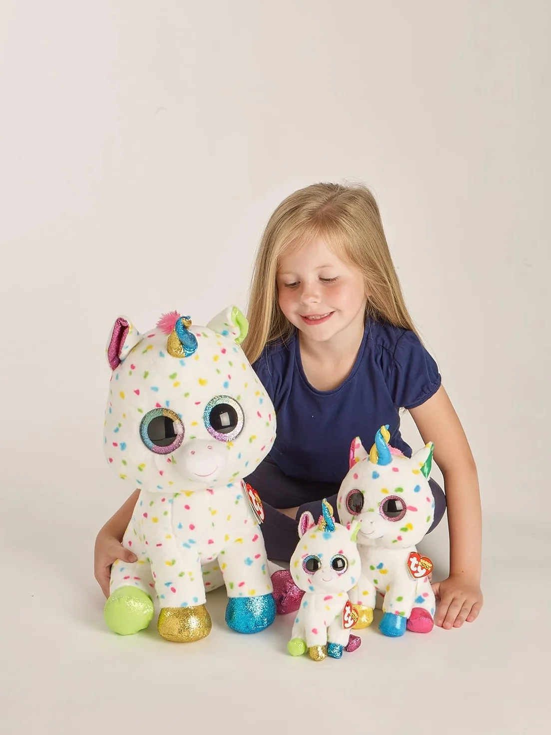 Peluche Harmonie la Licorne 15 cm Beanie Boo's