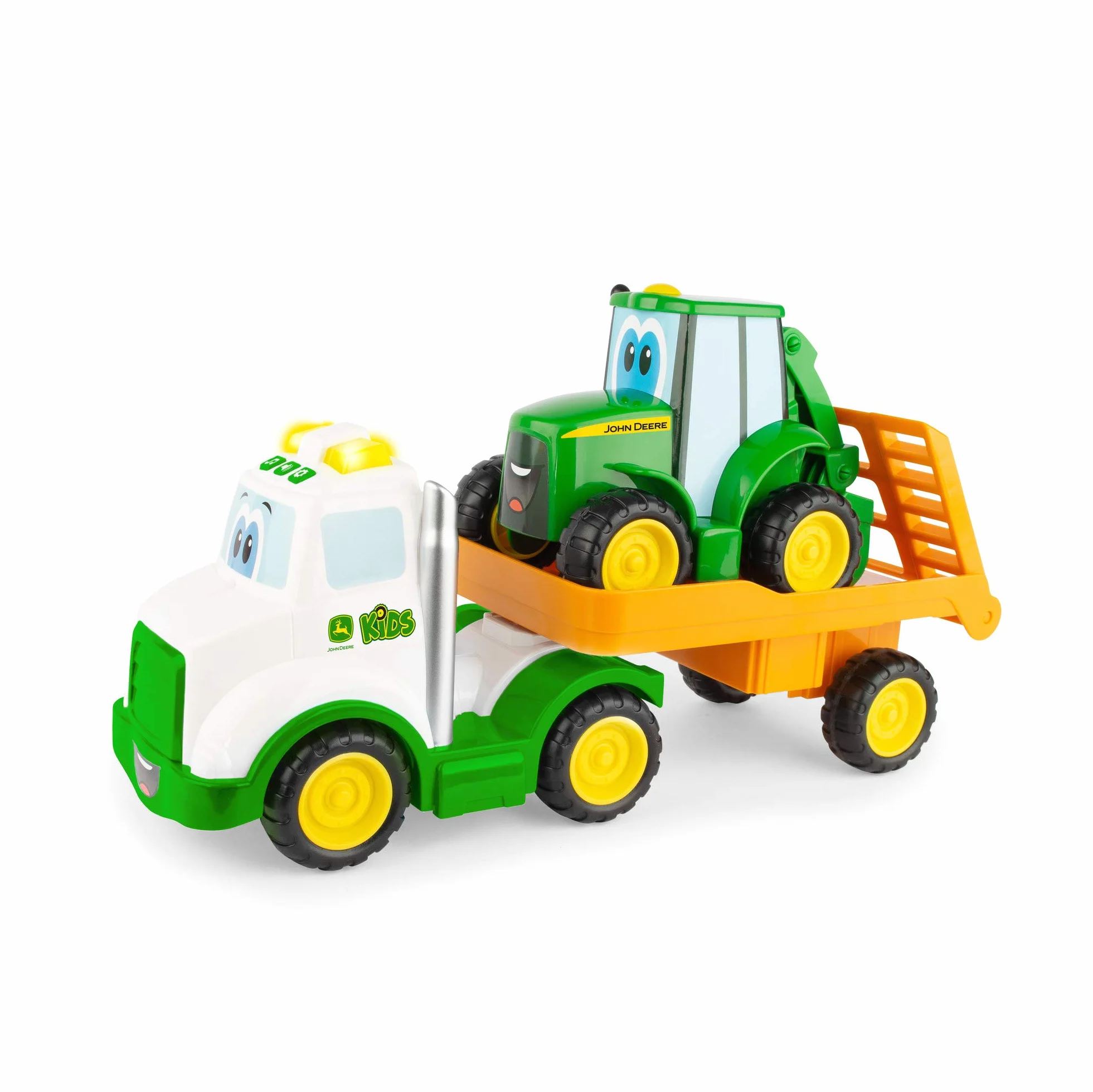 John Deere Johnny Dépanneuse Ensemble Jouets Tracteur Transport Ferme Tout-Petits Pousser 18 Mois 2 3 Ans