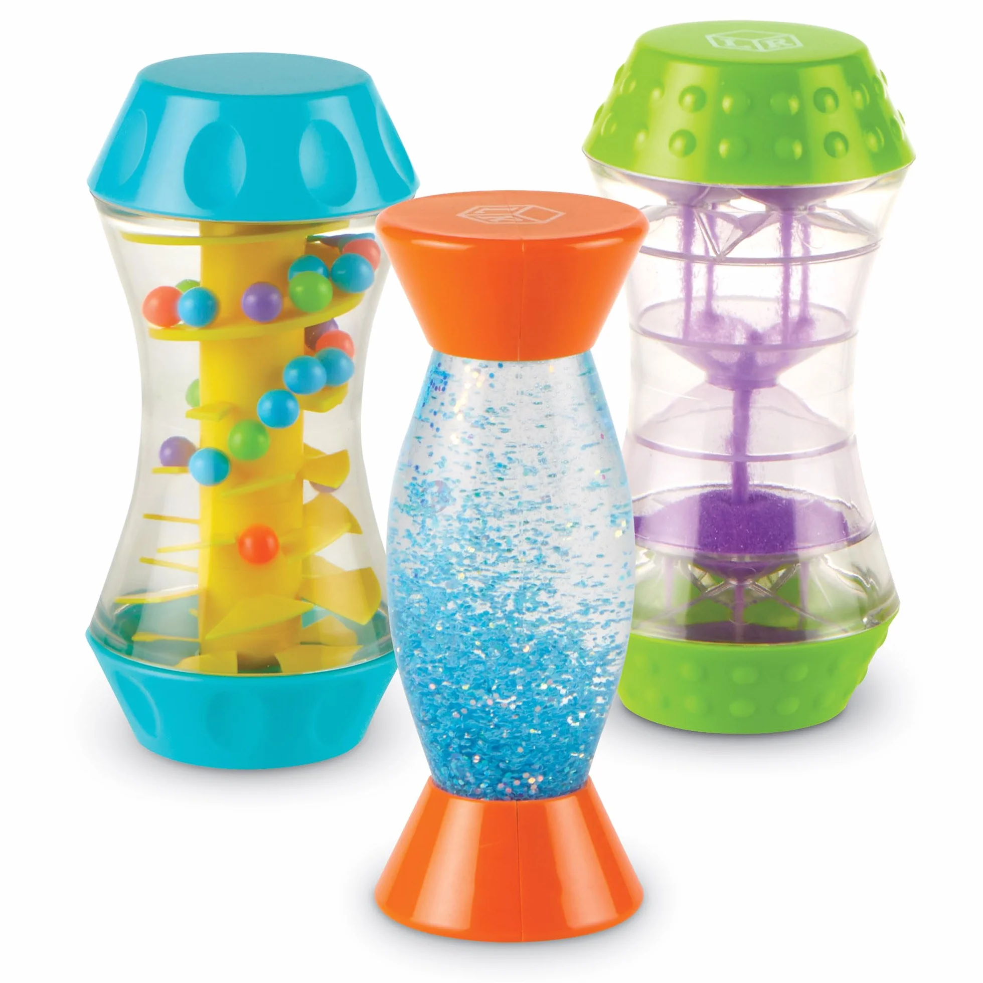 Learning Resources Sensory Trio Fidget Tubes, Jouet sensoriel motricité fine, tubes apaisants Enfants 3-6 Ans