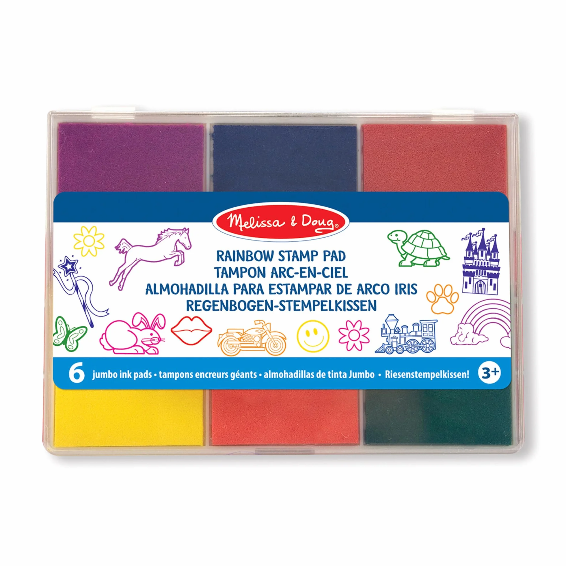 Melissa & Doug Tampon À Encre Arc-En-Ciel Couleurs Loisir Créatif Enfant Jouet D'Activité 3 Ans+