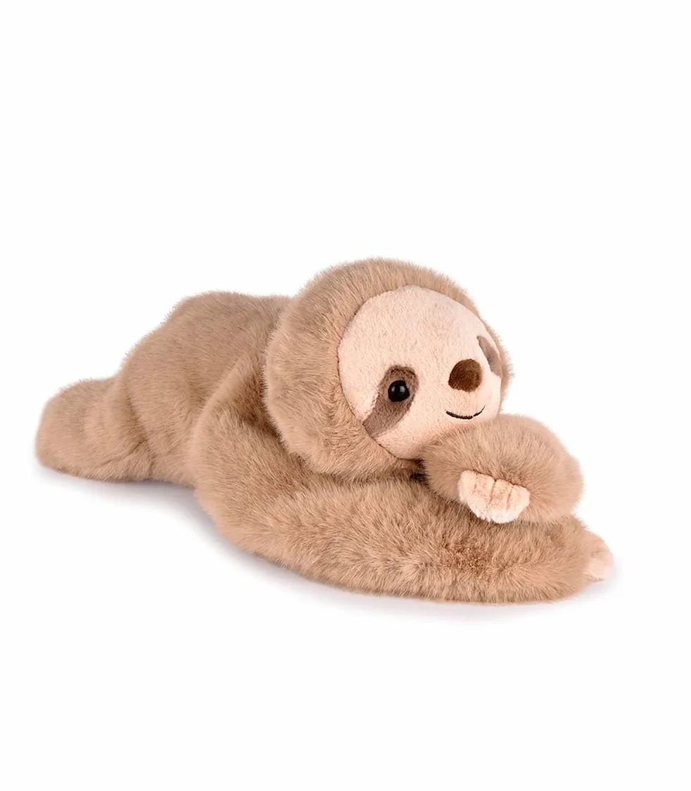Histoire D’Ours Doudou Peluche Paresseux 40 cm – Collection Podcoll – Ultra Doux – Position Épaule Pattes Lestées